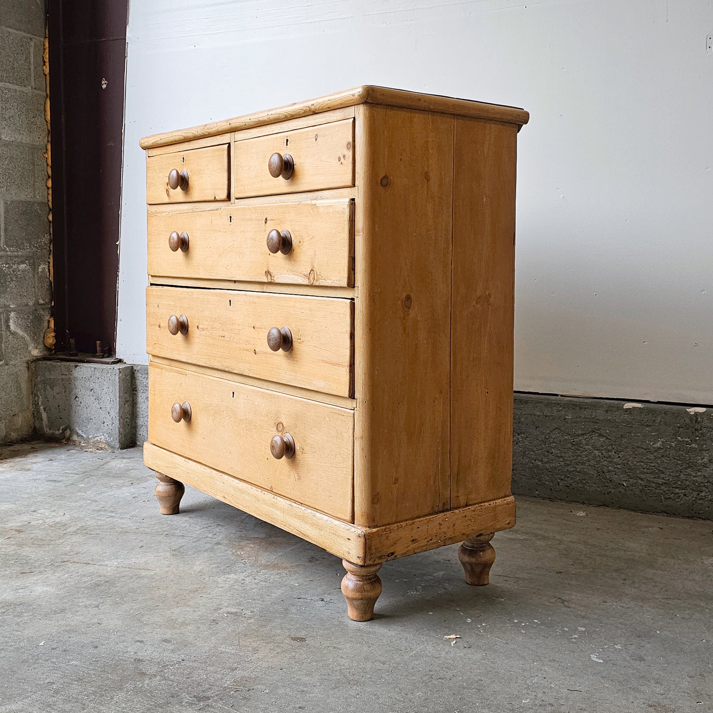 Antique English Pine Dresser - Circa 1880