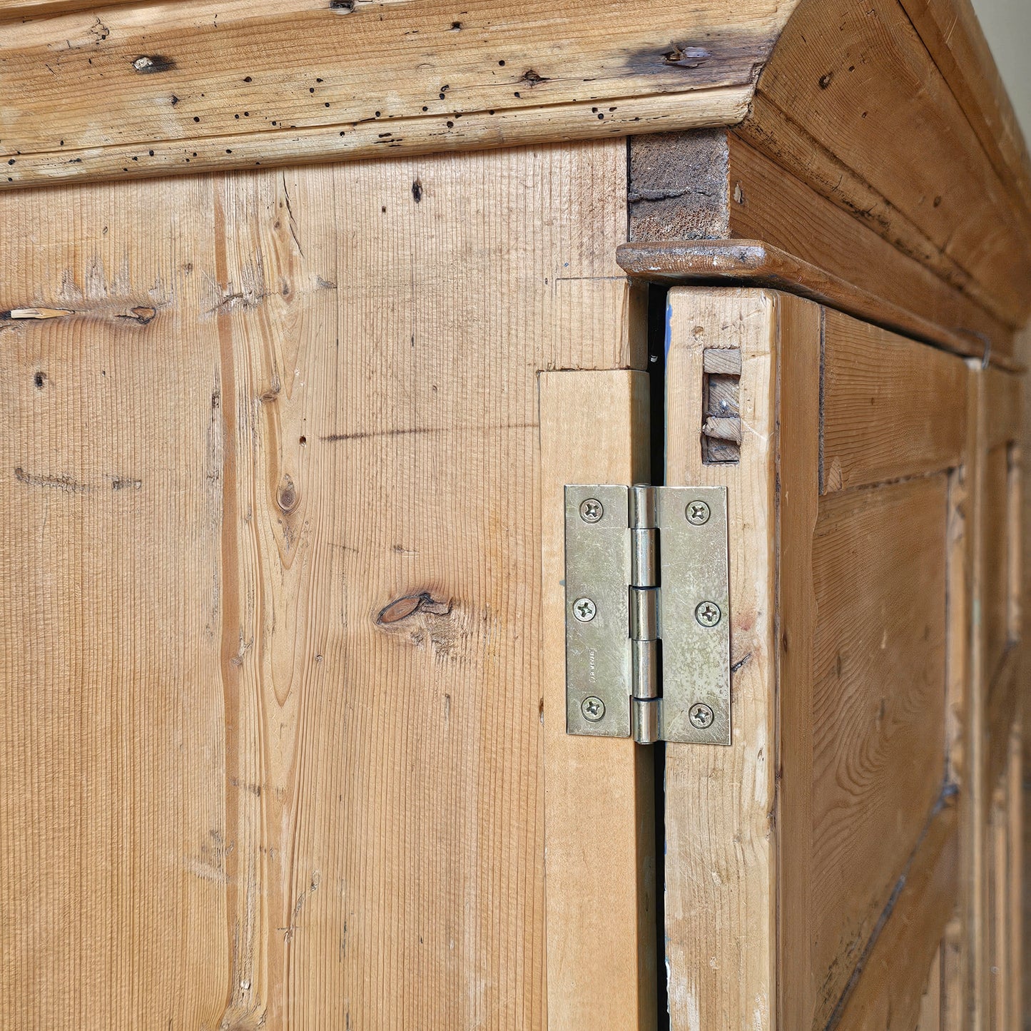 Antique Pine Pantry Cabinet