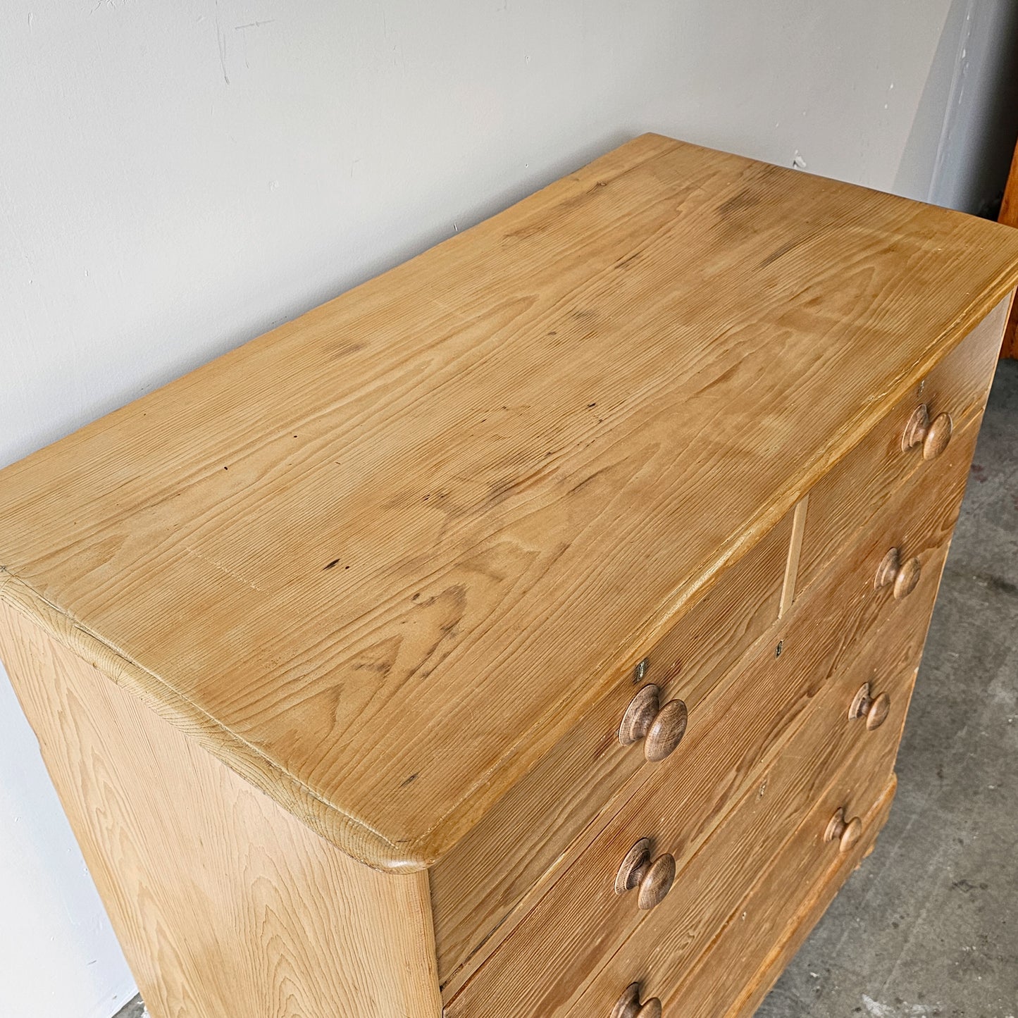 Antique English Pine Dresser - Circa 1880