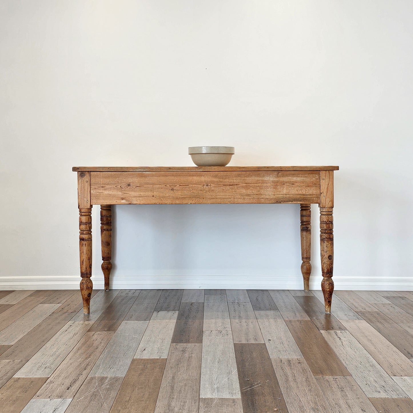Antique English Pine Farm Table - Circa 1880
