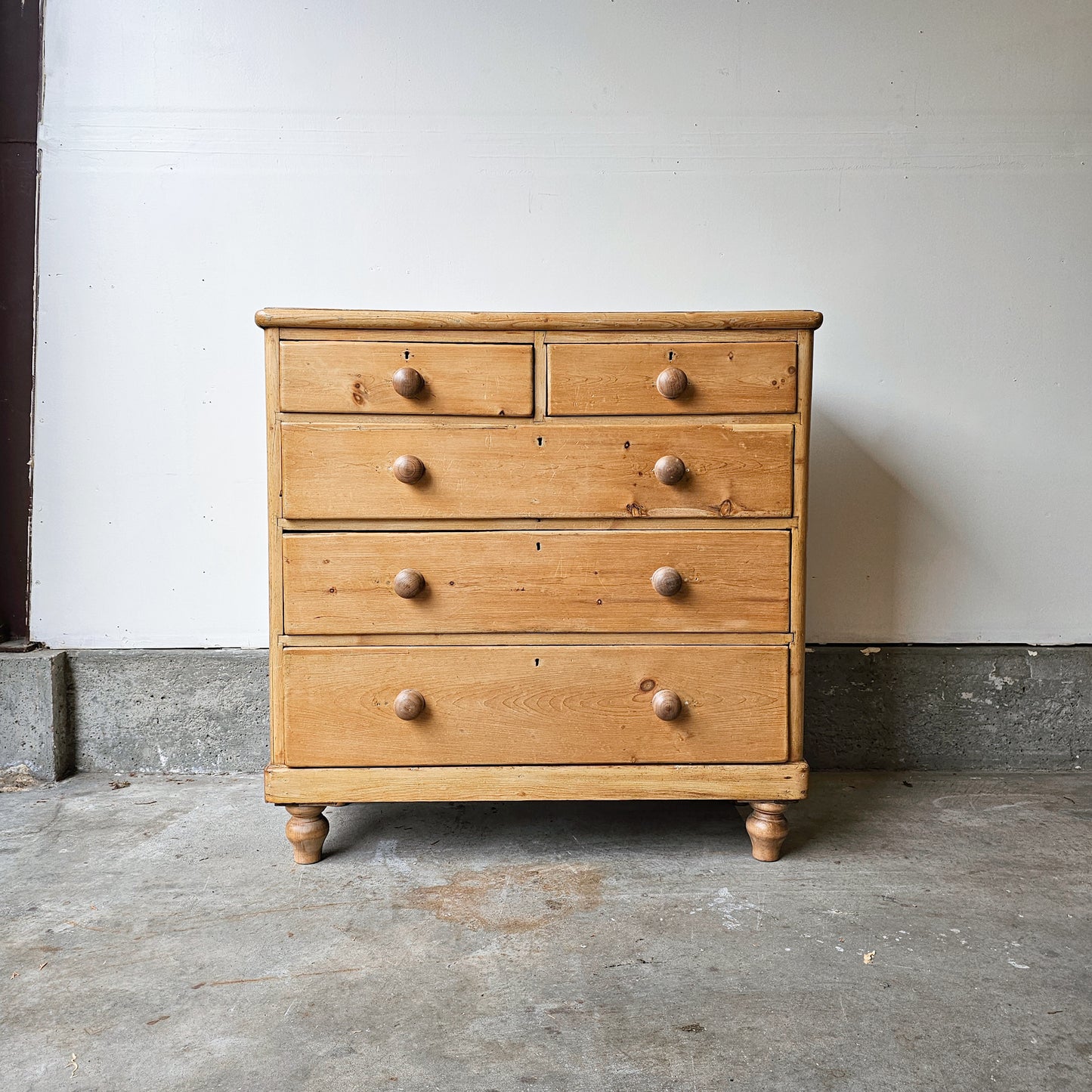 Antique English Pine Dresser - Circa 1880