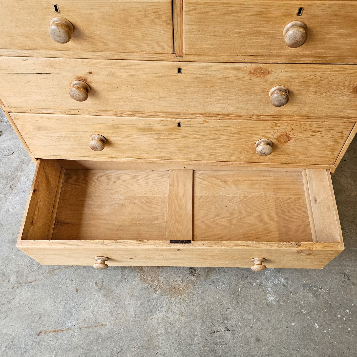 Antique English Pine Dresser - Circa 1860