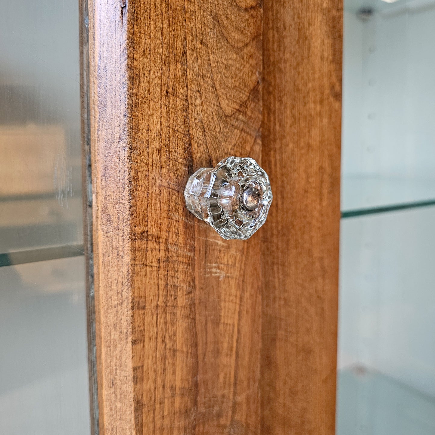Antique Glass Door Display Cabinet | Early 20th Century