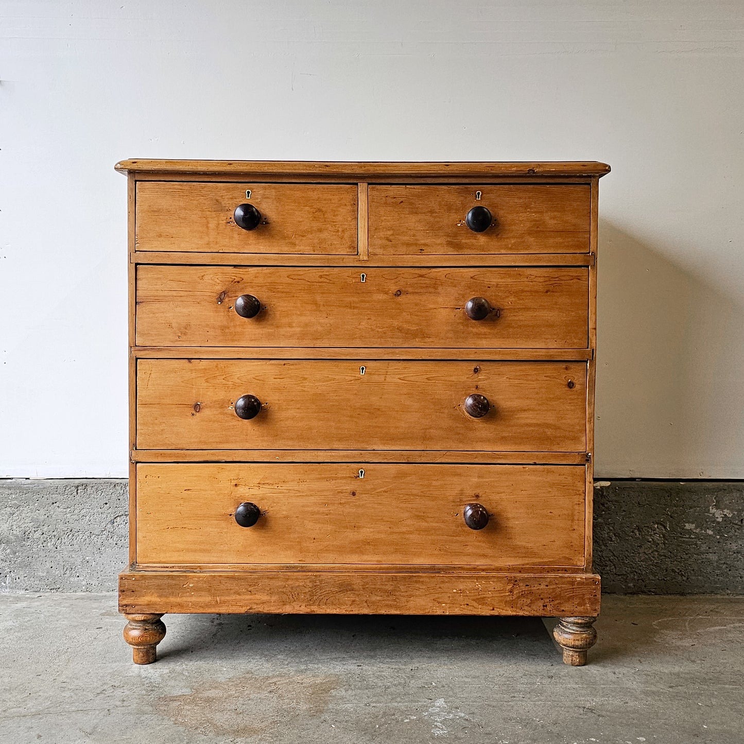 Antique English Pine Dresser - Circa 1880