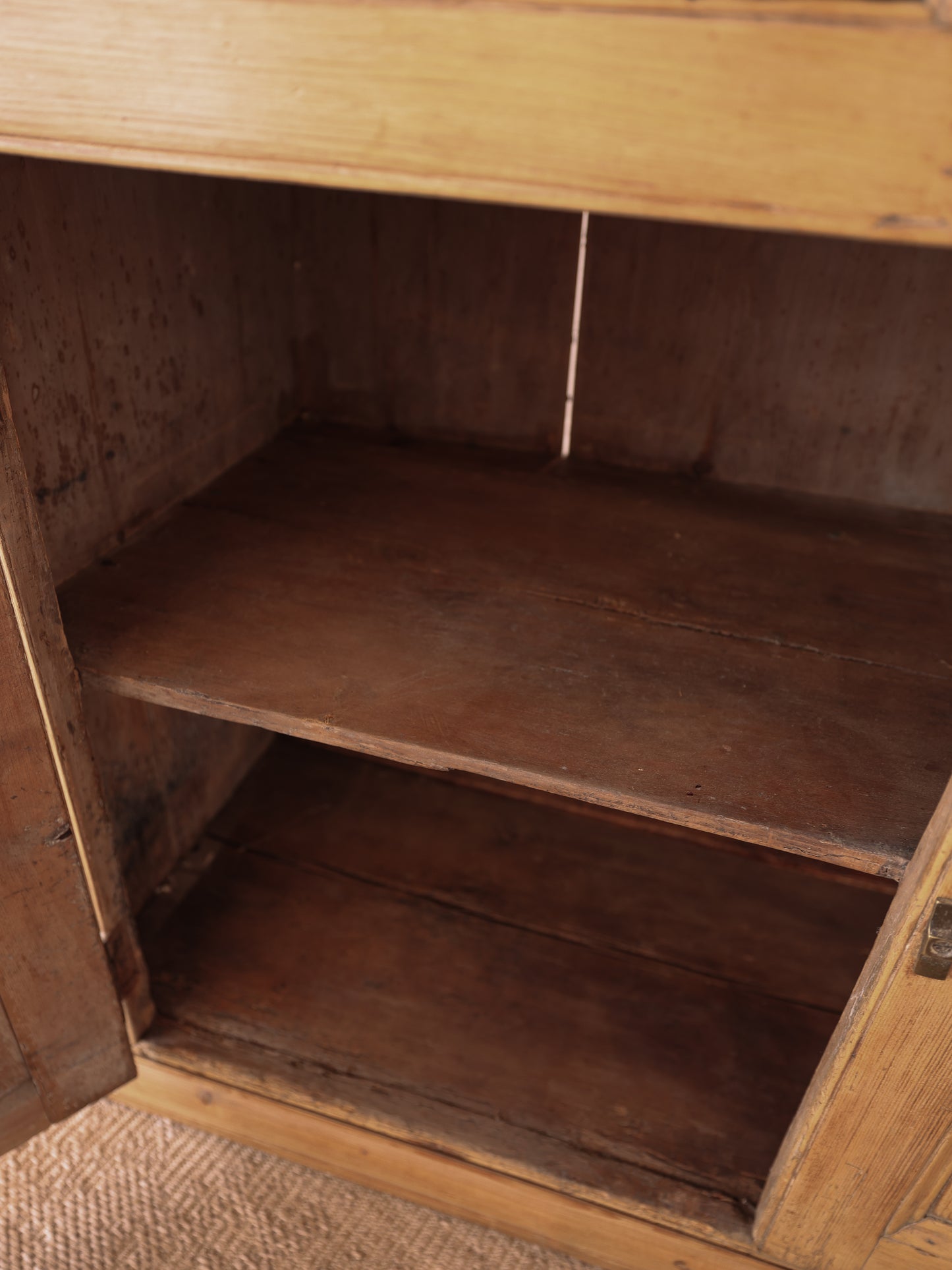 Antique English Pine Kitchen Dresser - Circa 1860