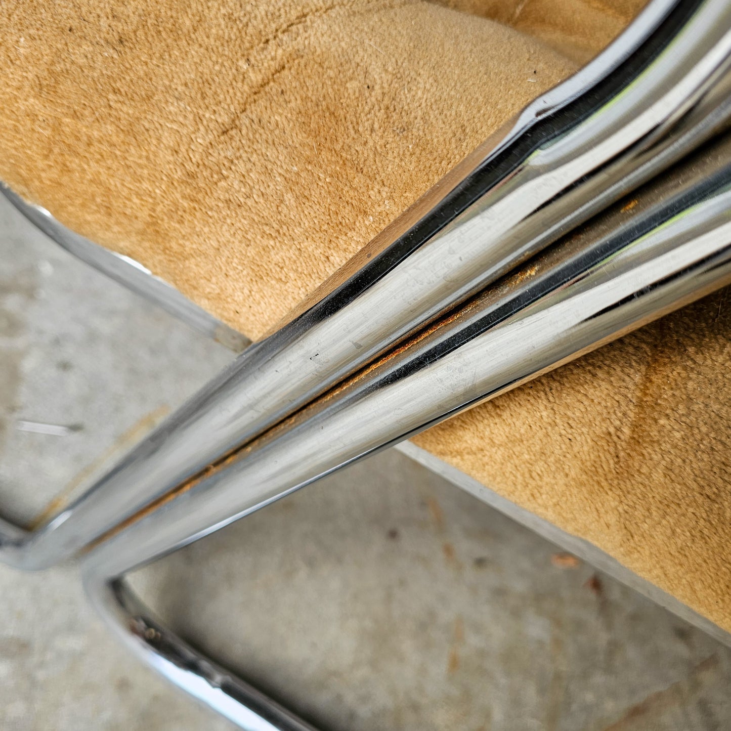 Circa 1970s Chrome & Glass Dining Set with Oak Armchairs 5-Piece Set