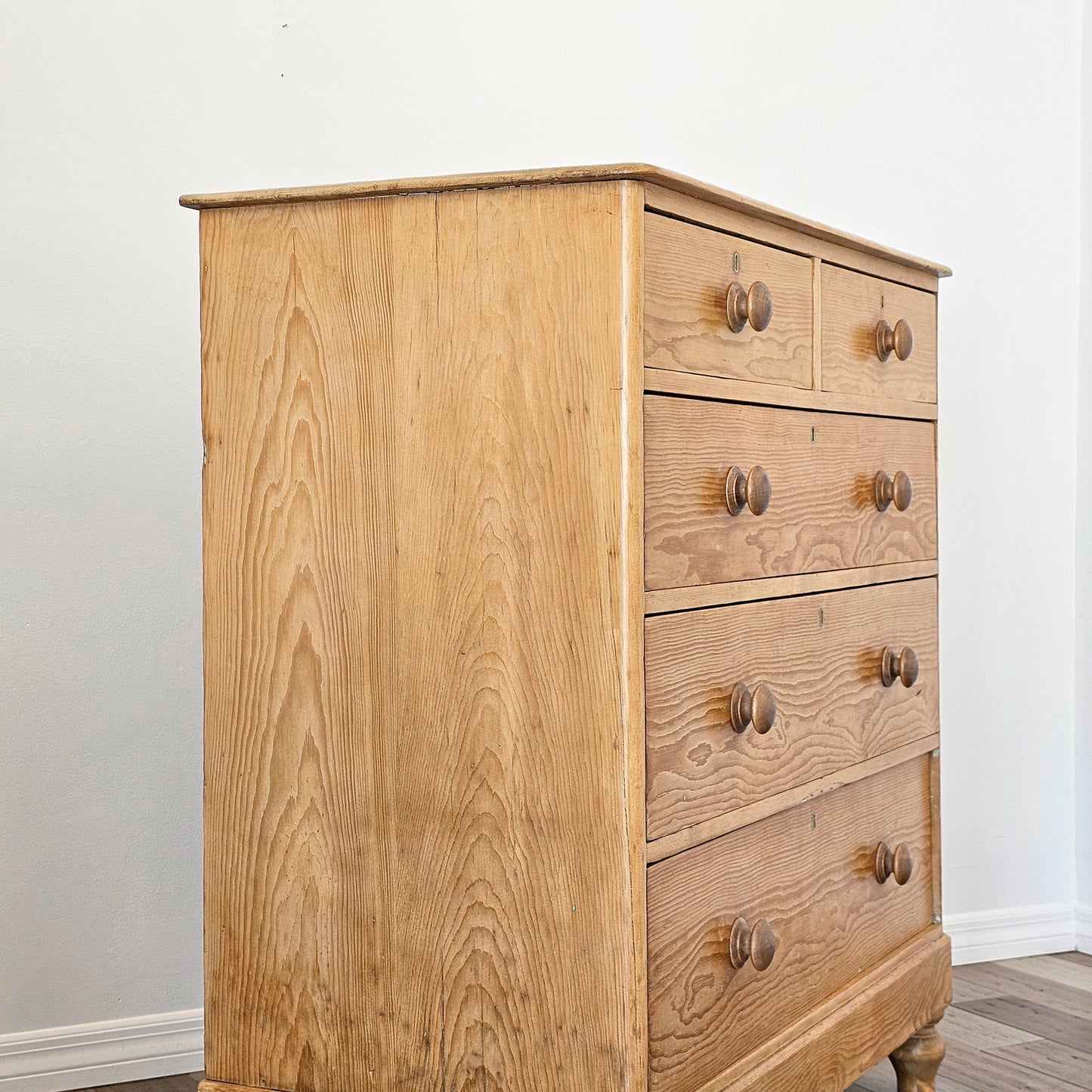 Antique English Pine Dresser - Circa 1880