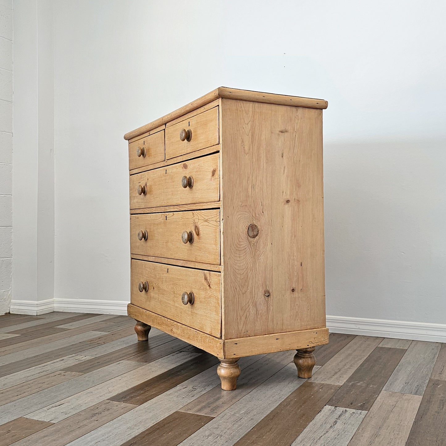 Antique English Pine Dresser - Circa 1860