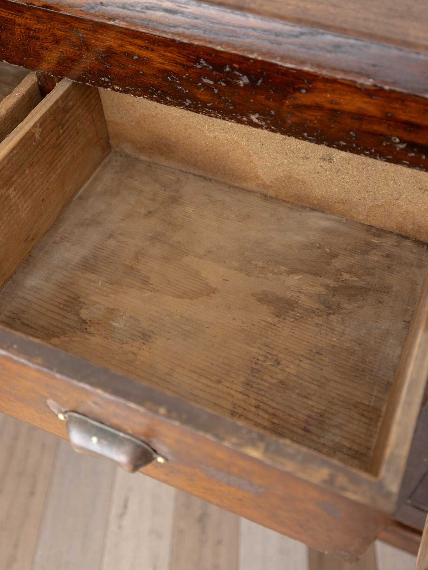 Large Antique Oak Shop Counter Cabinet - Circa Early 20th Century