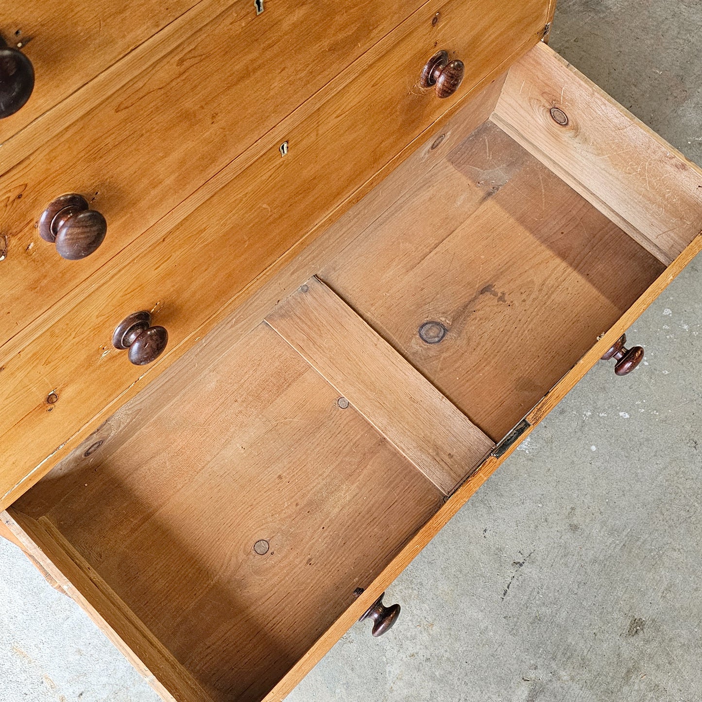Antique English Pine Dresser - Circa 1880