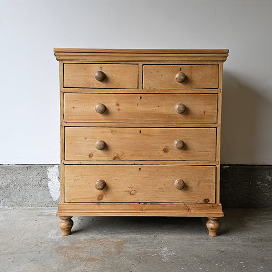 Antique English Pine Dresser - Circa 1870