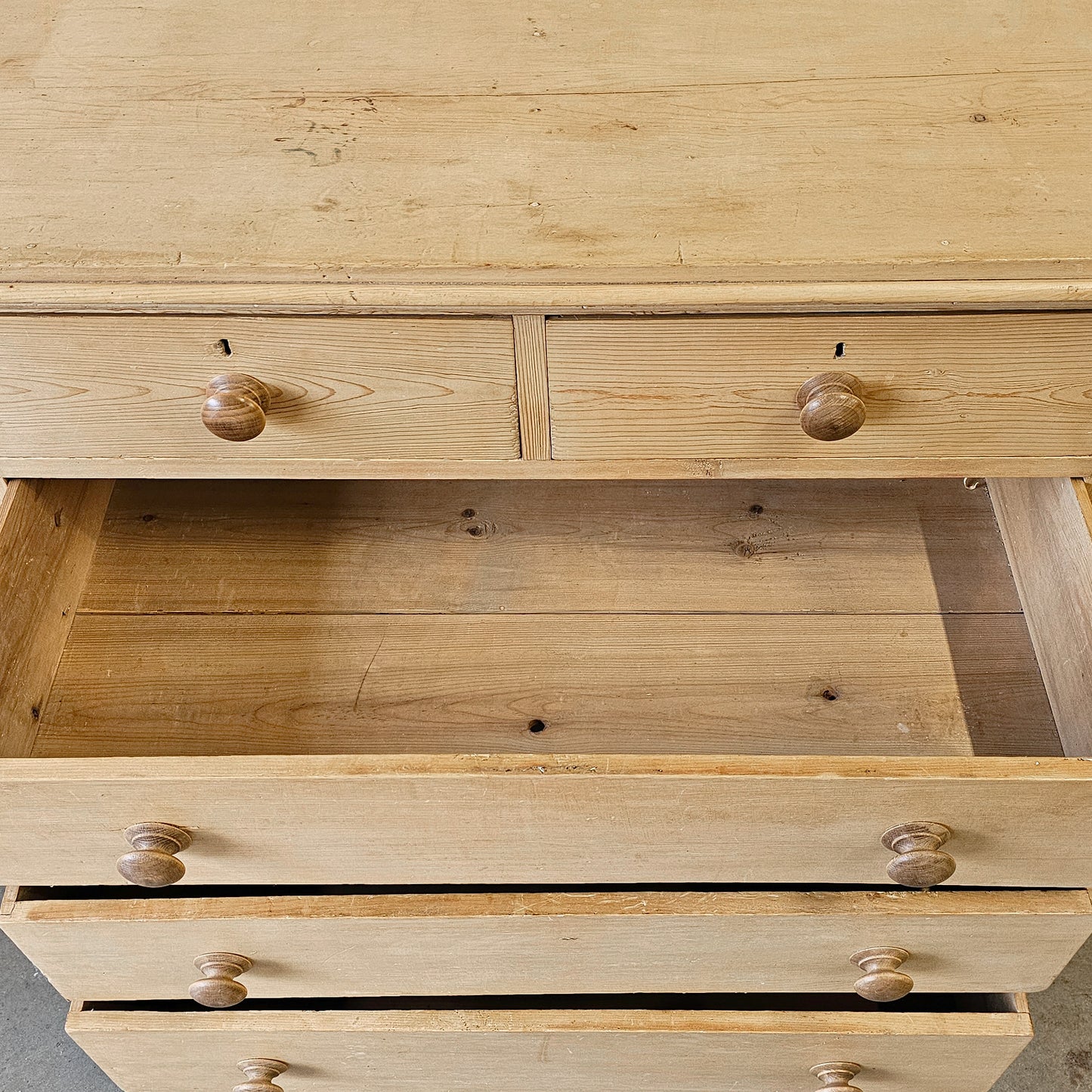 Antique English Pine Dresser - Circa 1870