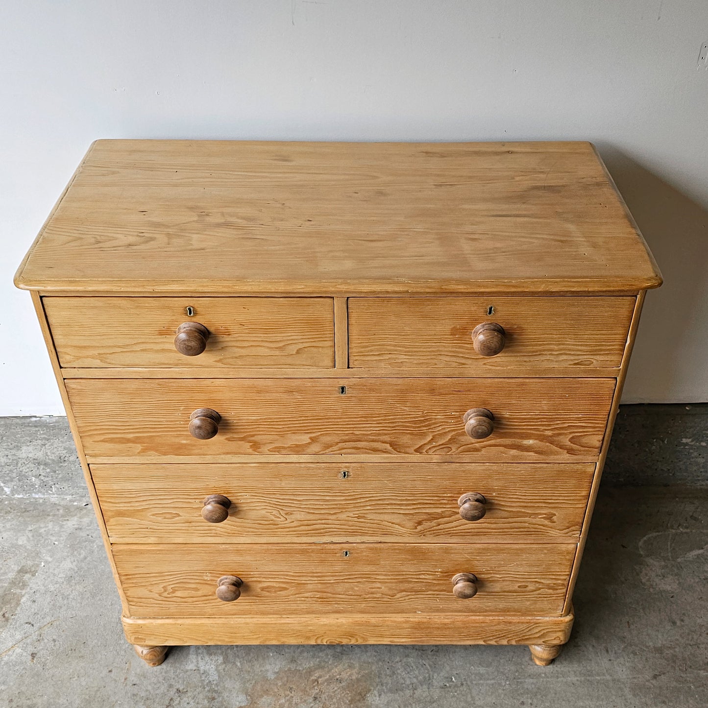 Antique English Pine Dresser - Circa 1880