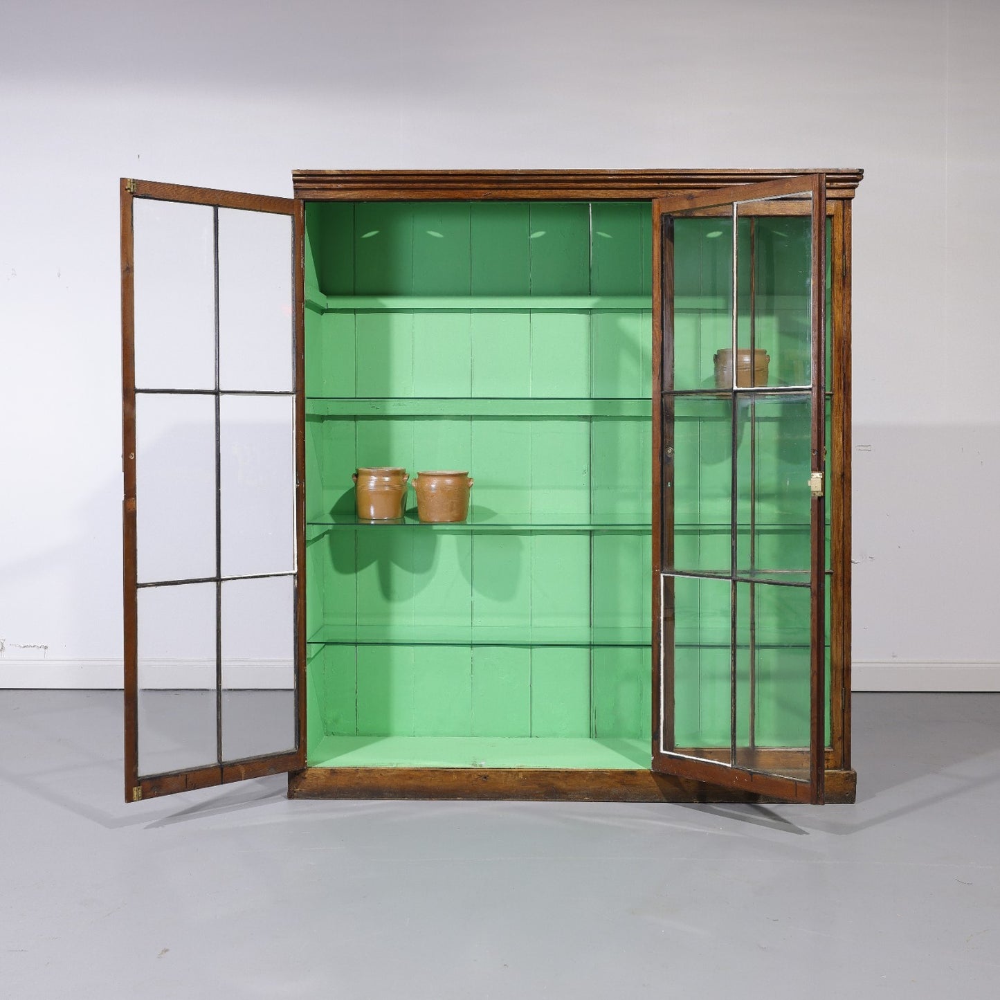 Matching Pair of Antique Glazed Display Cabinets | Circa 1860