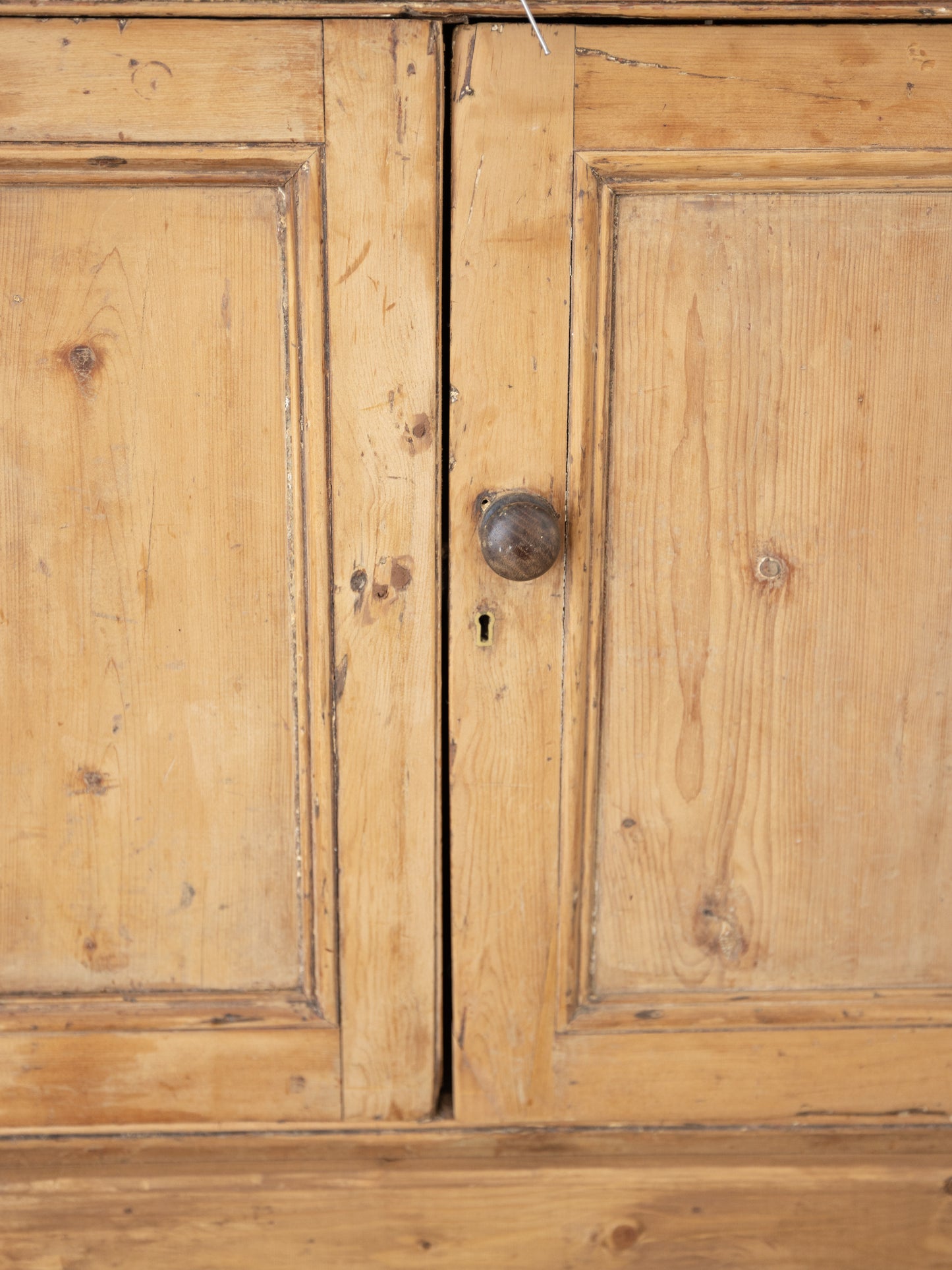 Antique English Pine Sideboard - Circa 1880