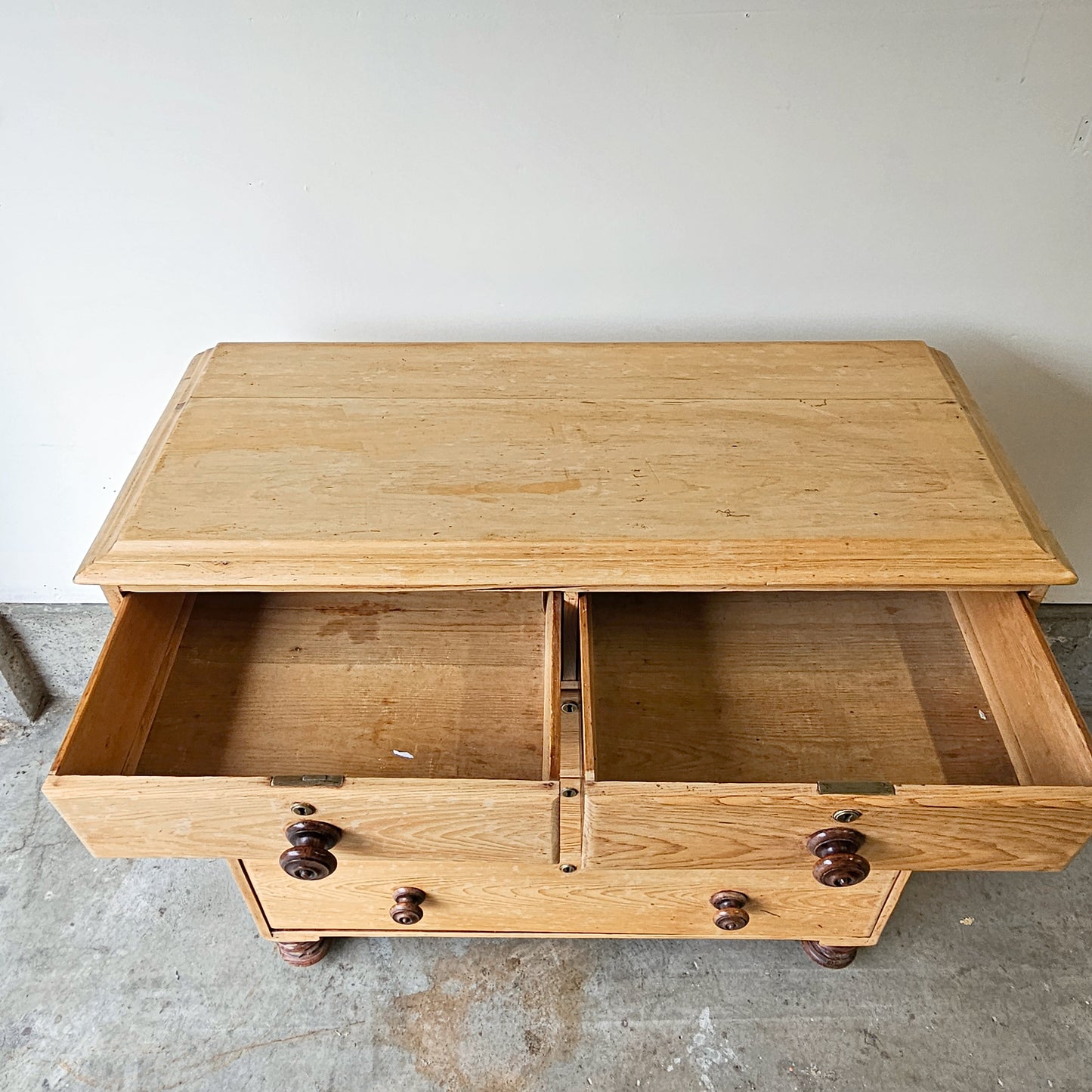 Antique English Pine Dresser - Circa 1880