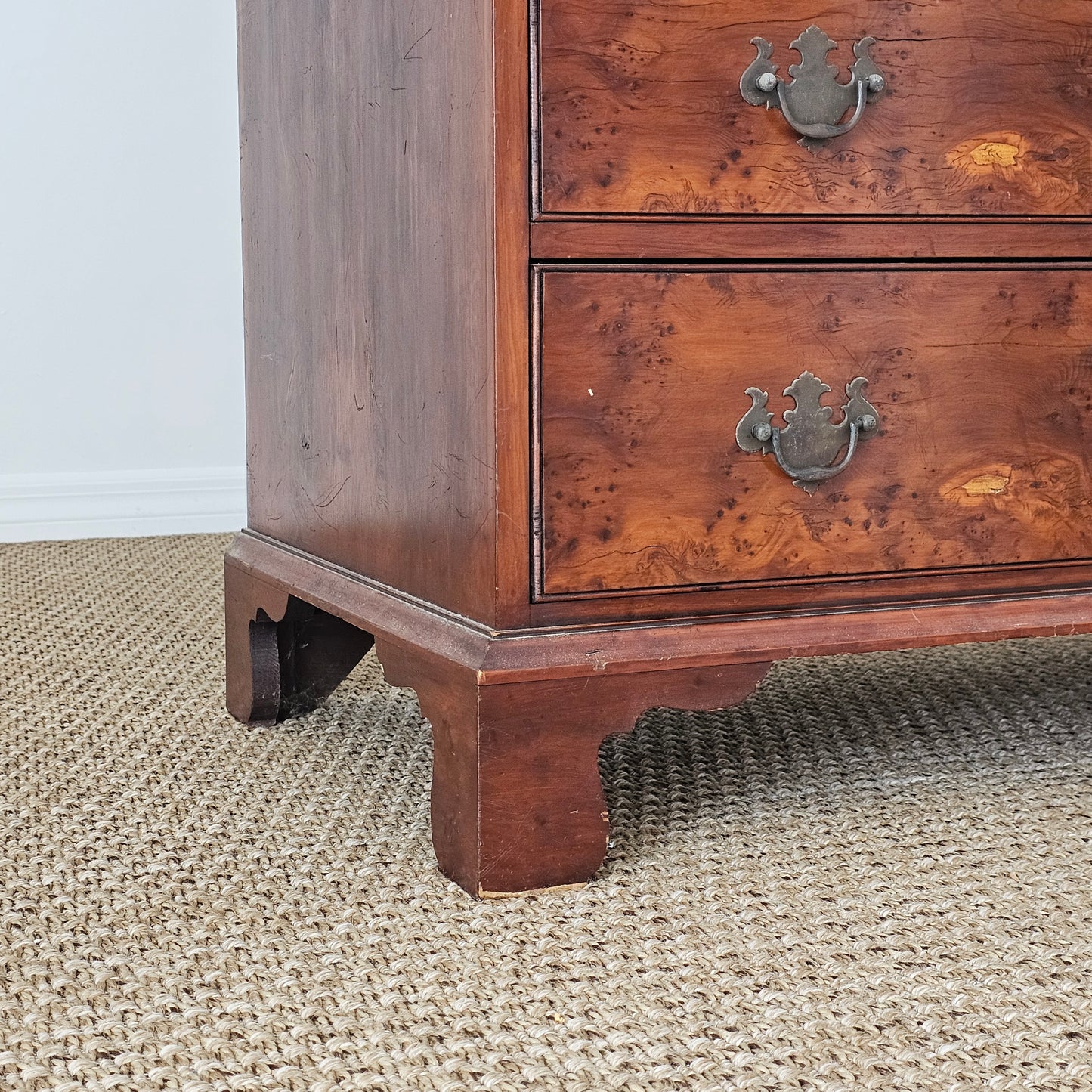Antique English Secretary Bookcase | Georgian Revival | Circa 1900–1930