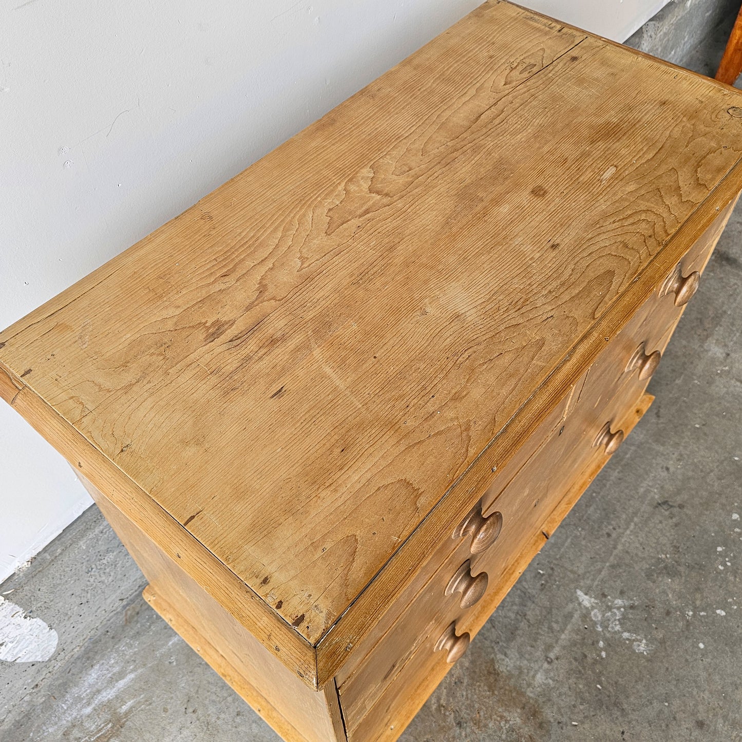 Petite Antique Pine Chest of Drawer/Nightstand - Circa 1860