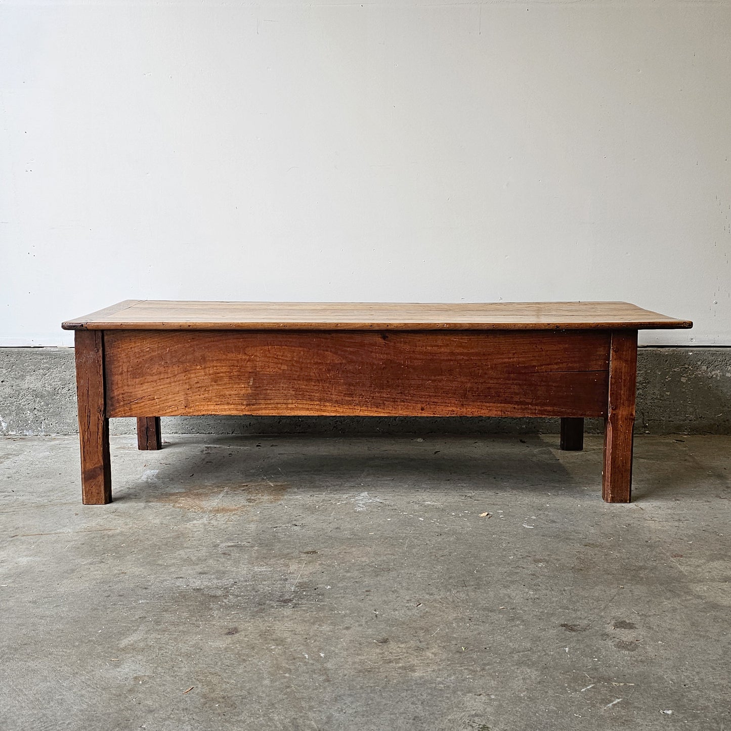 Antique French Chestnut Coffee Table - Circa 1890