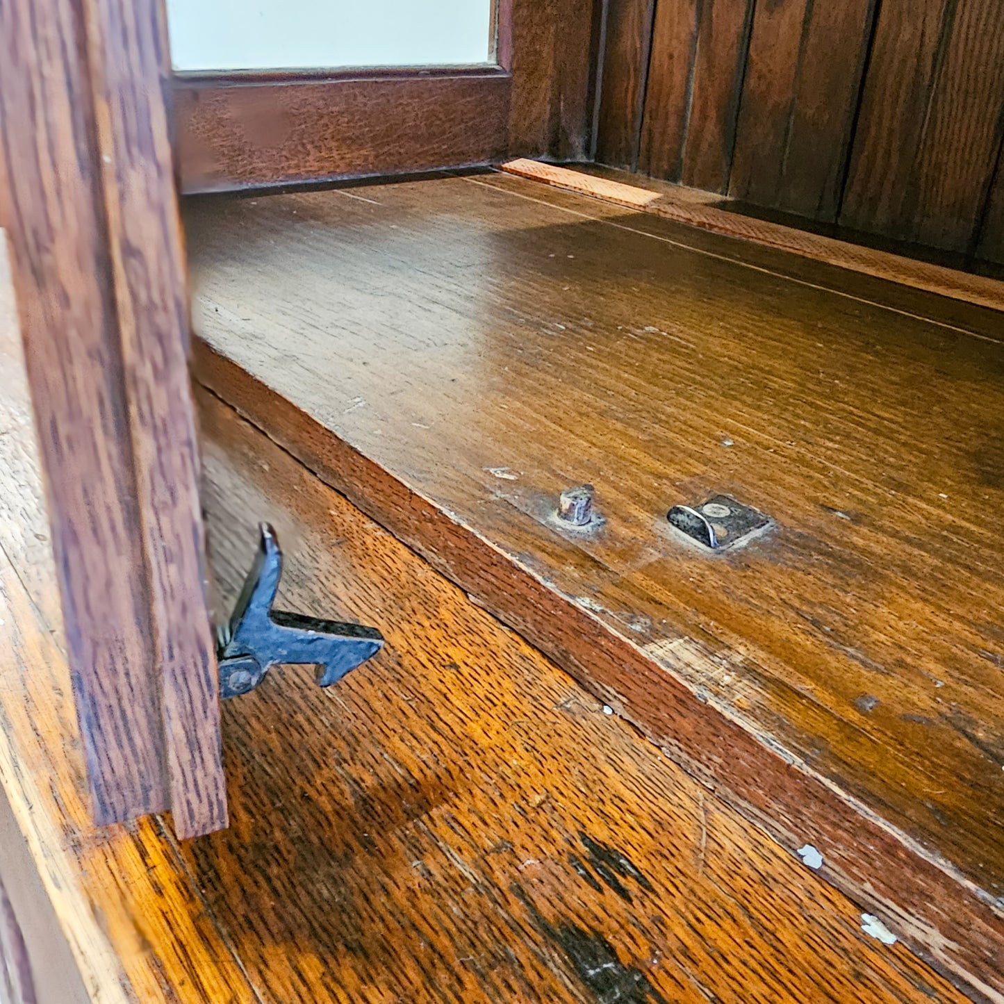 Stately Antique general store display cabinet