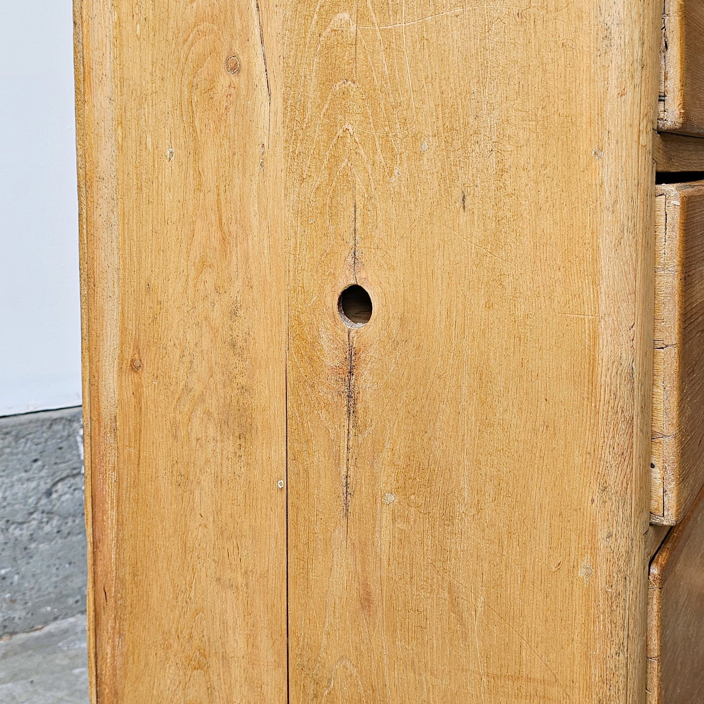 Antique English Pine Dresser - Circa 1880