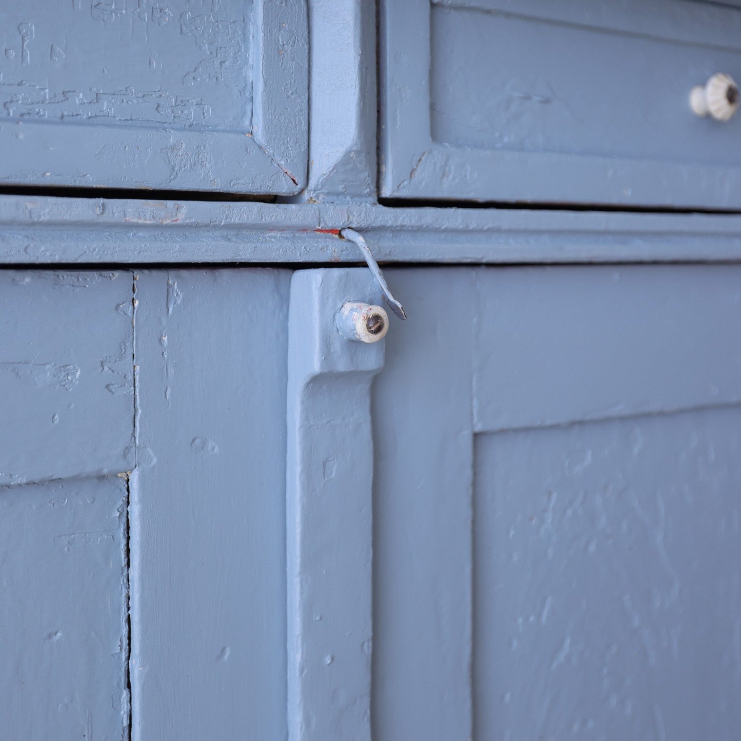 Antique Painted Pine Cupboard