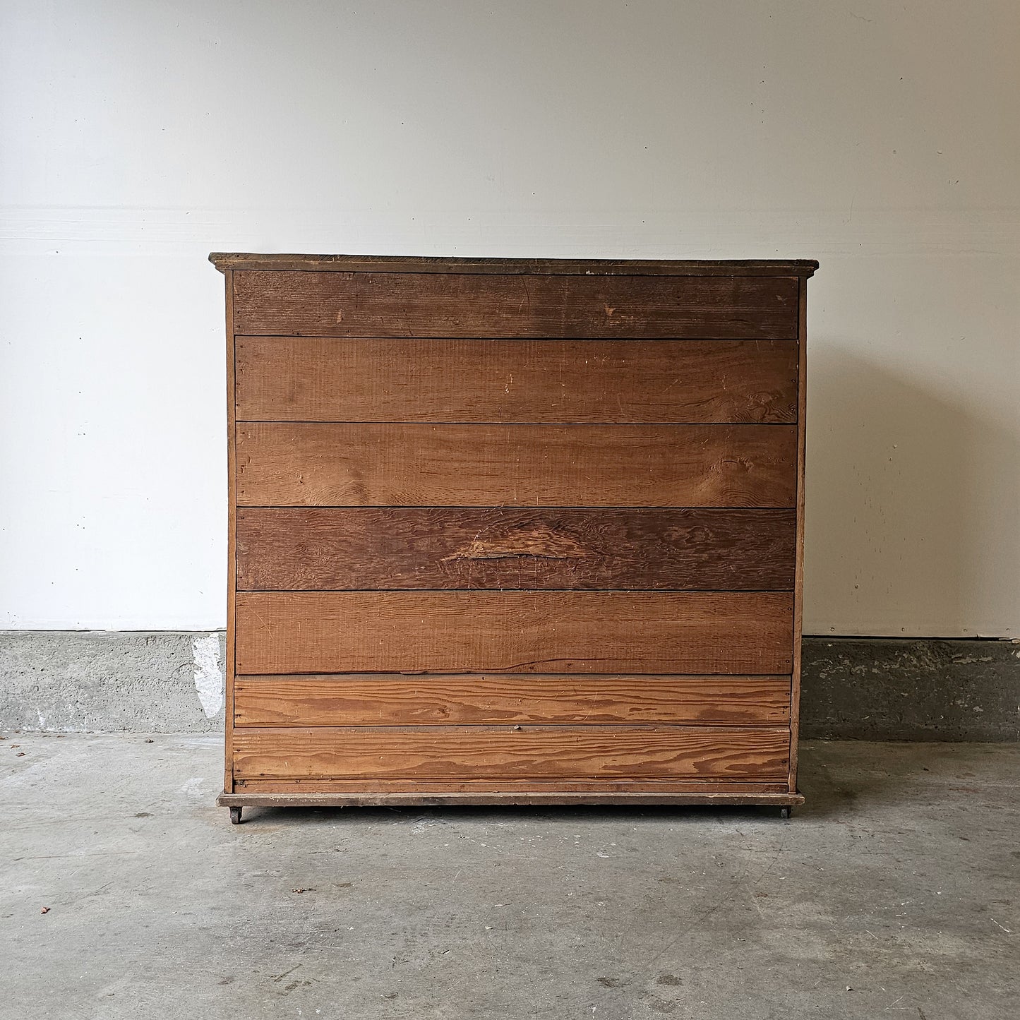 Antique Fir Cabinet on wheels