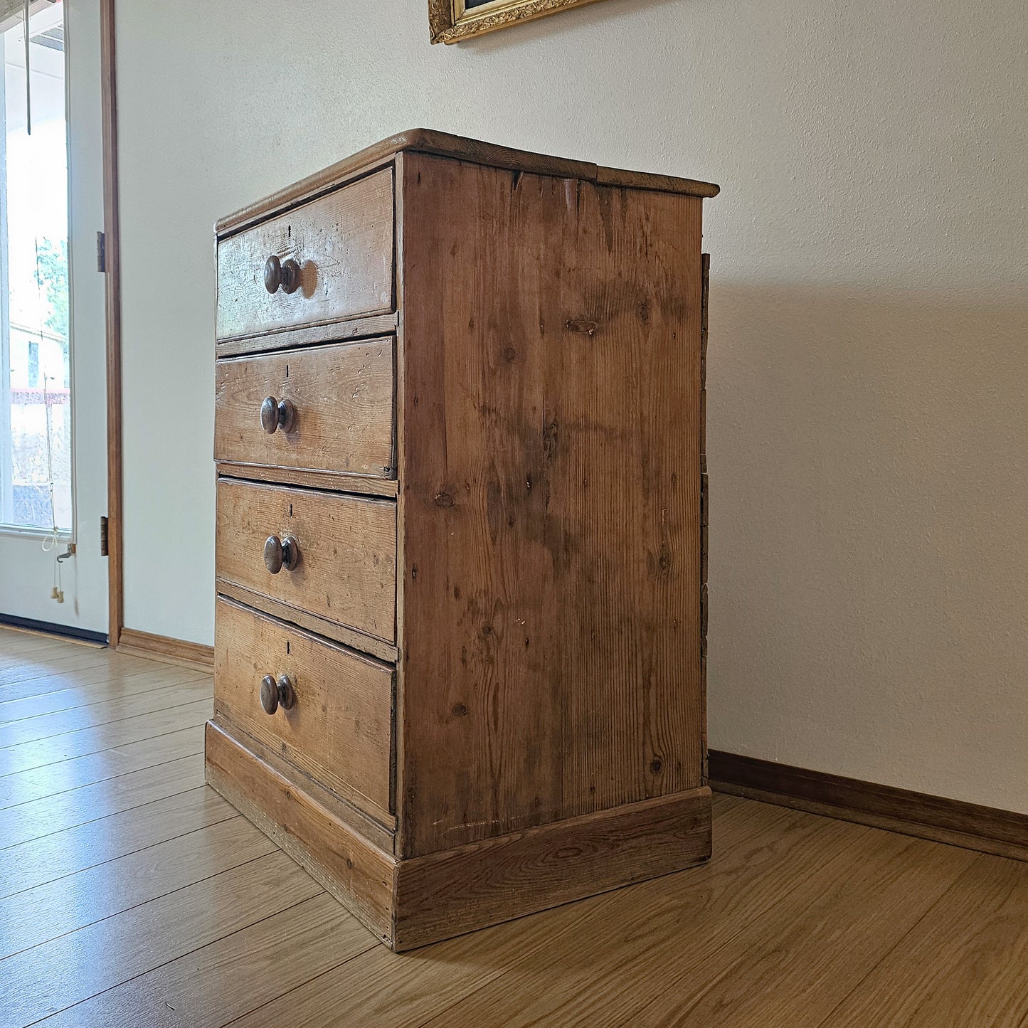 Antique English Pine Dresser or Nightstand - Circa 1880