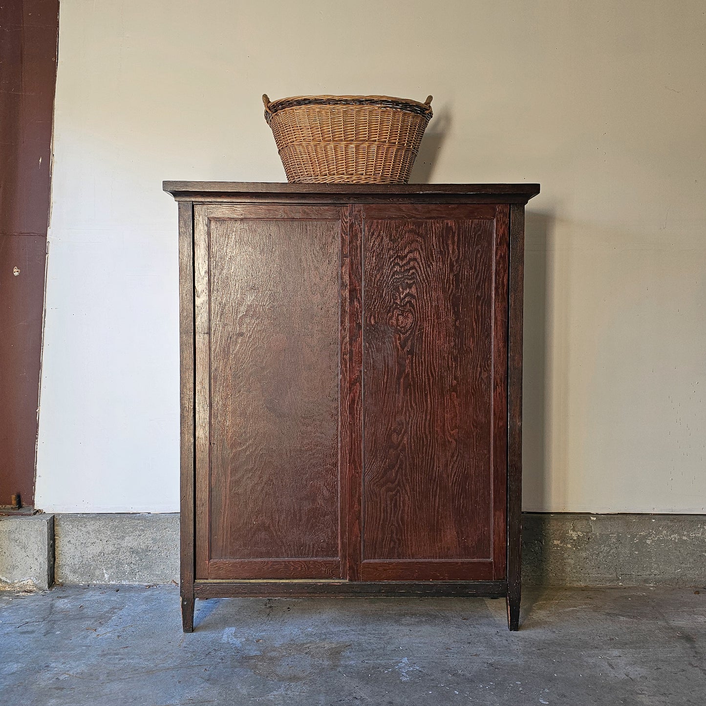 Antique Sliding Door Bookcase / Cabinet - Circa early 1900's