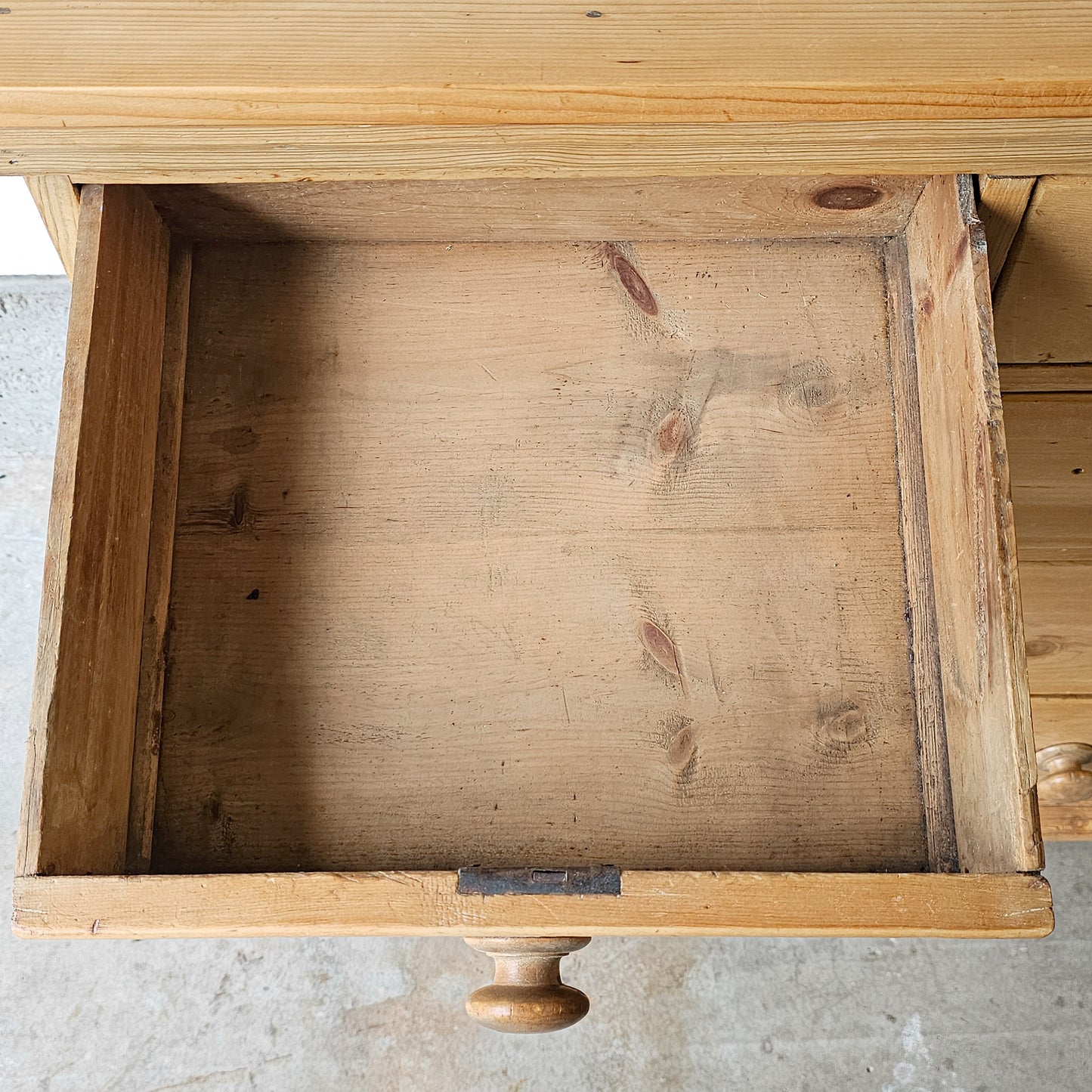 Antique English Pine Dresser - Circa 1870