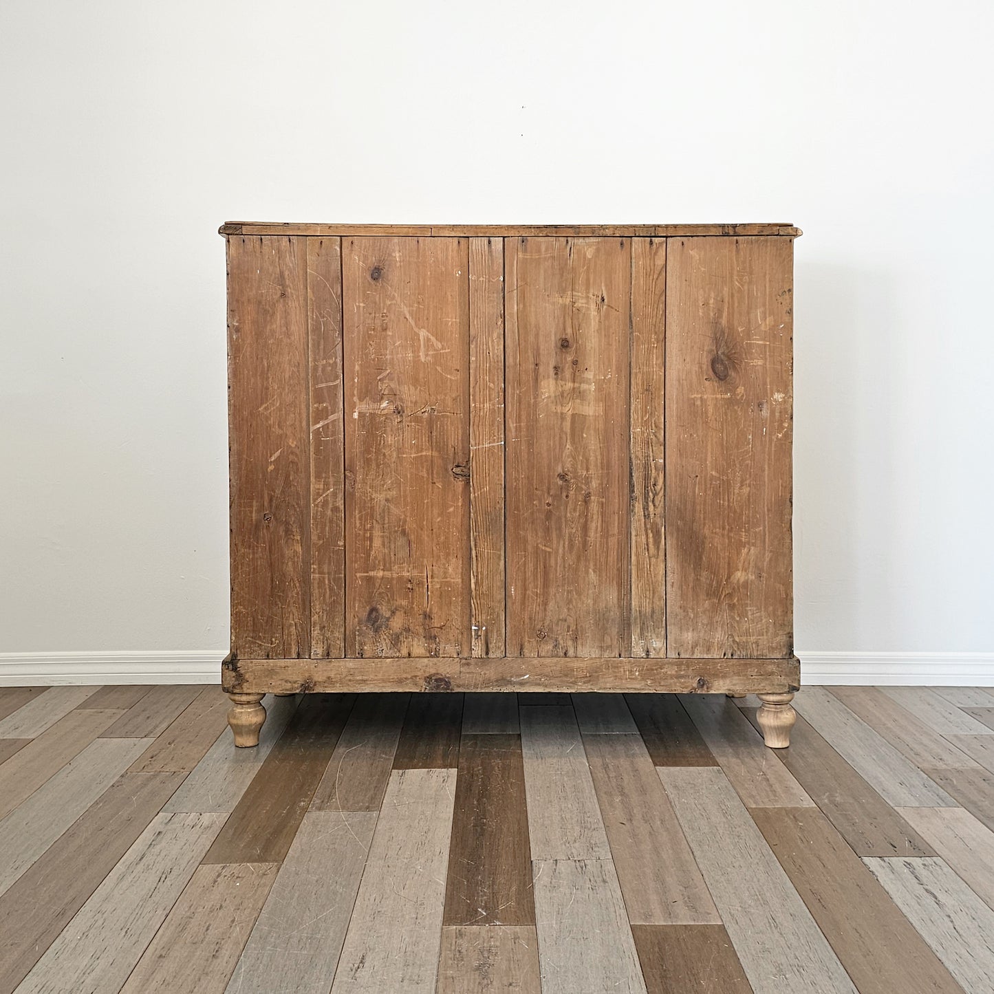Stately Antique English Pine Chest of Drawers (Dresser) - Circa 1870