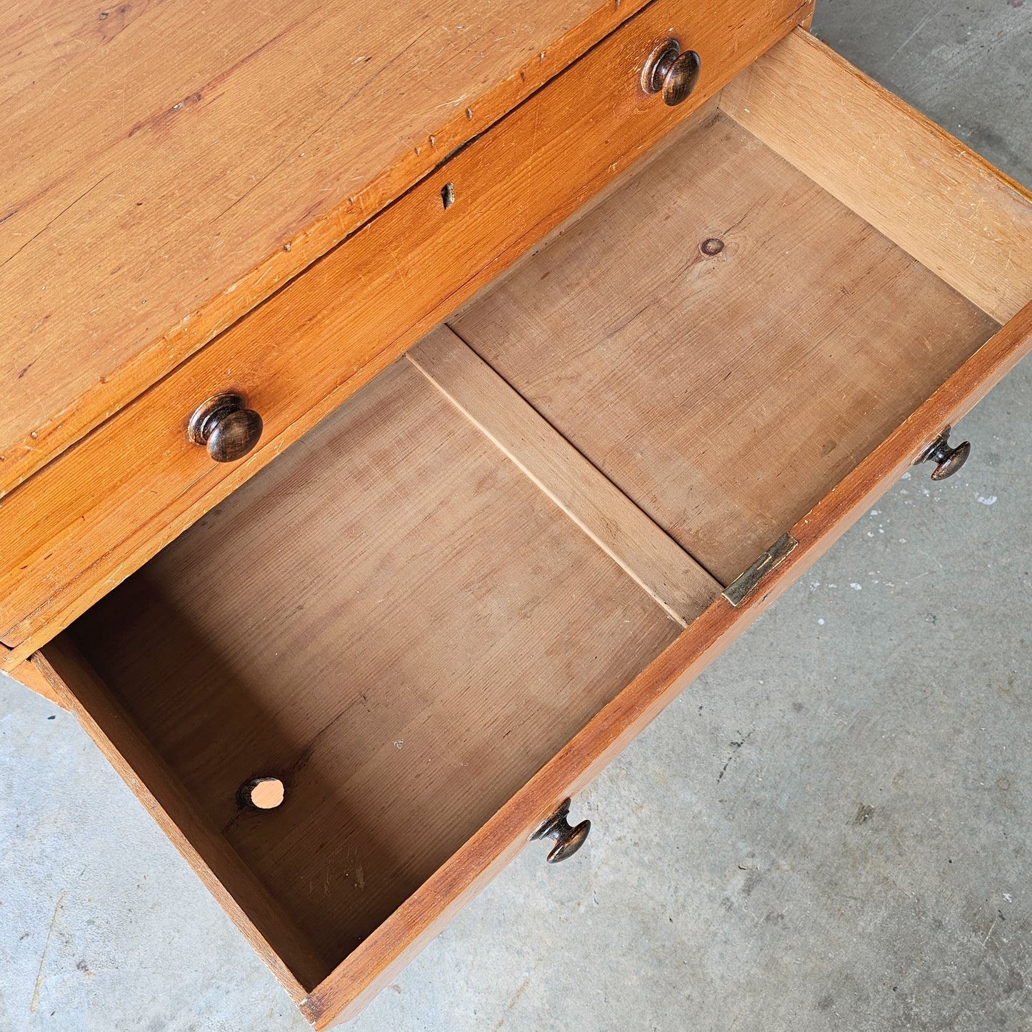 Antique English Pine Dresser - Circa 1870