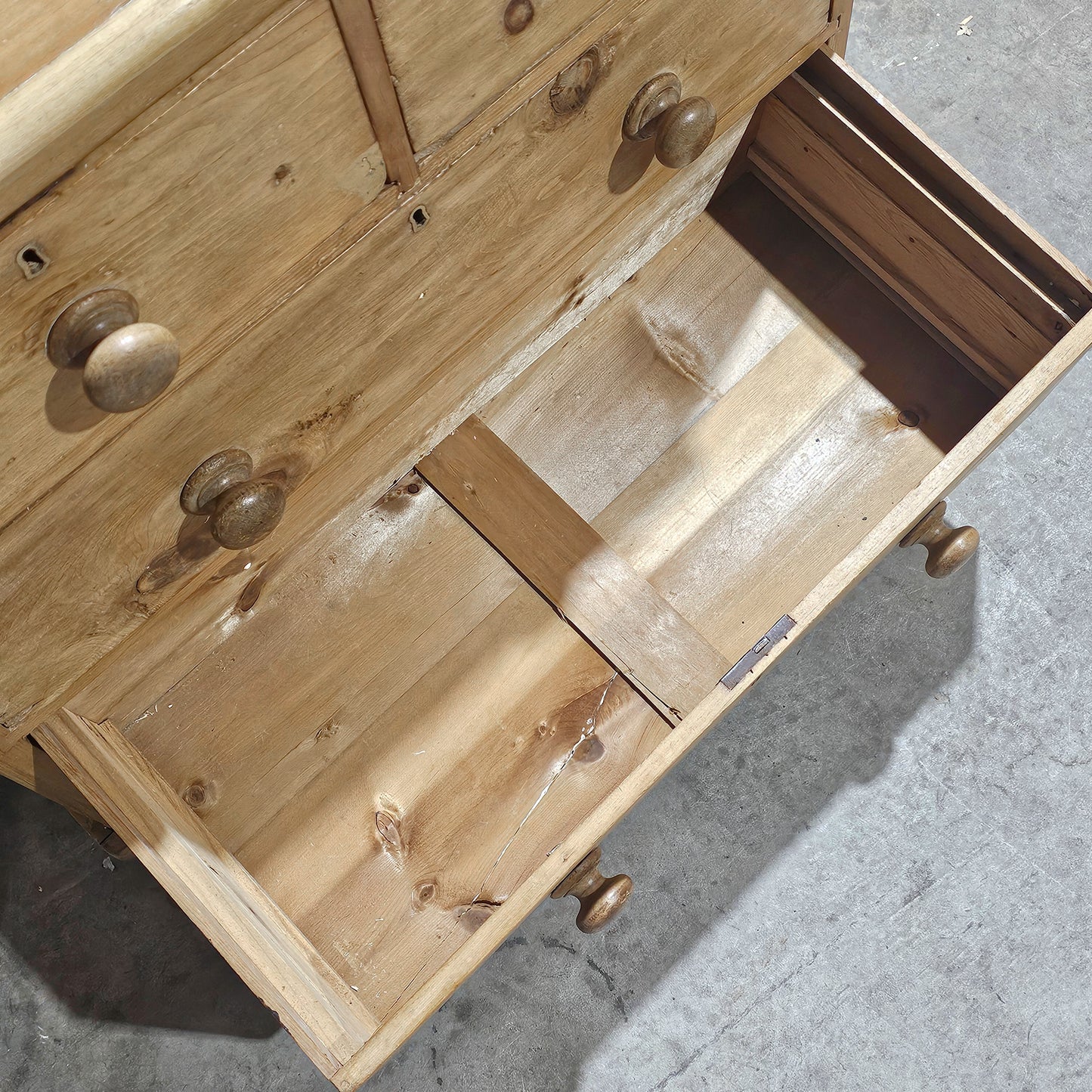 Antique English Pine Petite Dresser or Nightstand - Circa 1870