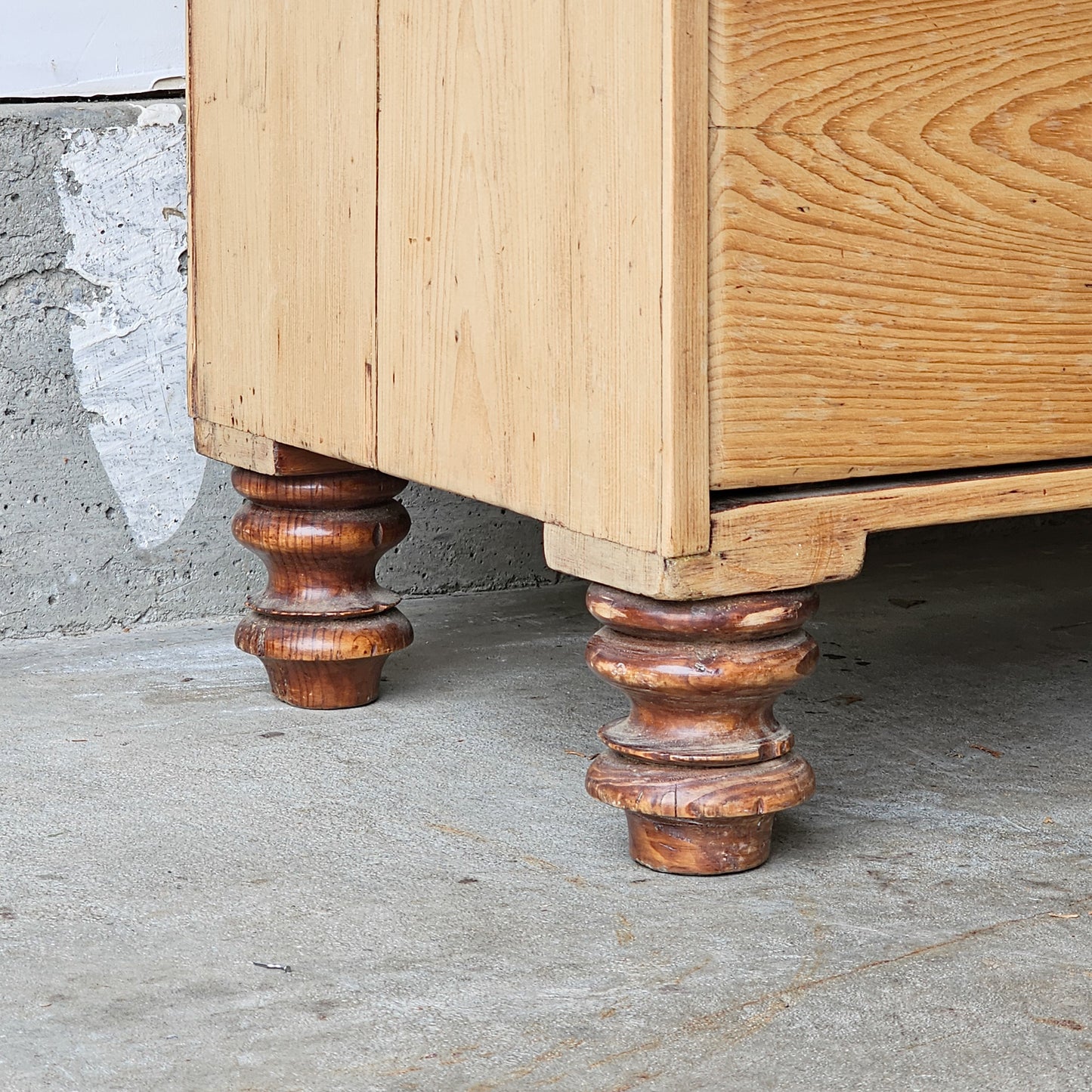 Antique English Pine Dresser - Circa 1880