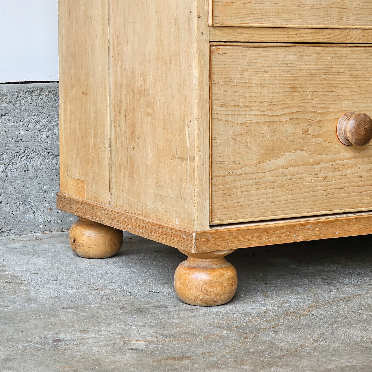 Antique English Pine Dresser - Circa 1870