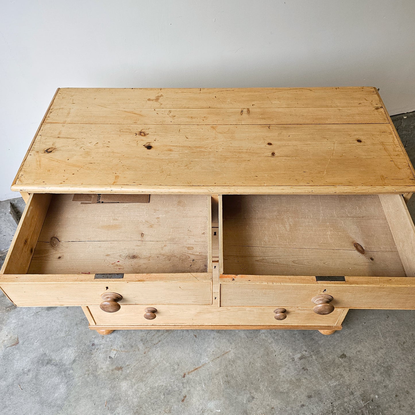 Antique English Pine Dresser - Circa 1870