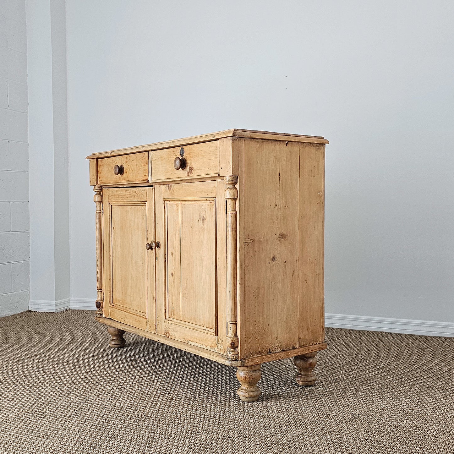 Antique English Pine Cupboard | Circa 1880
