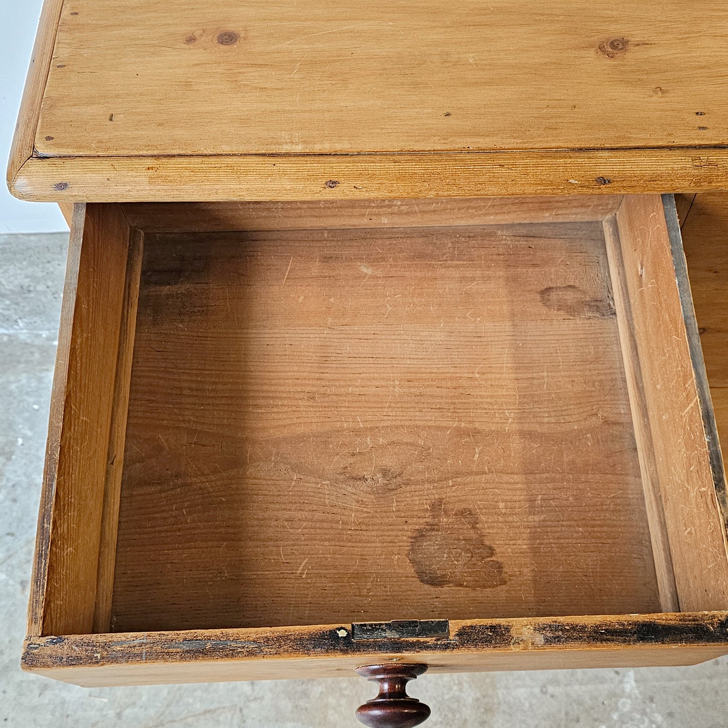 Antique English Pine Dresser - Circa 1880