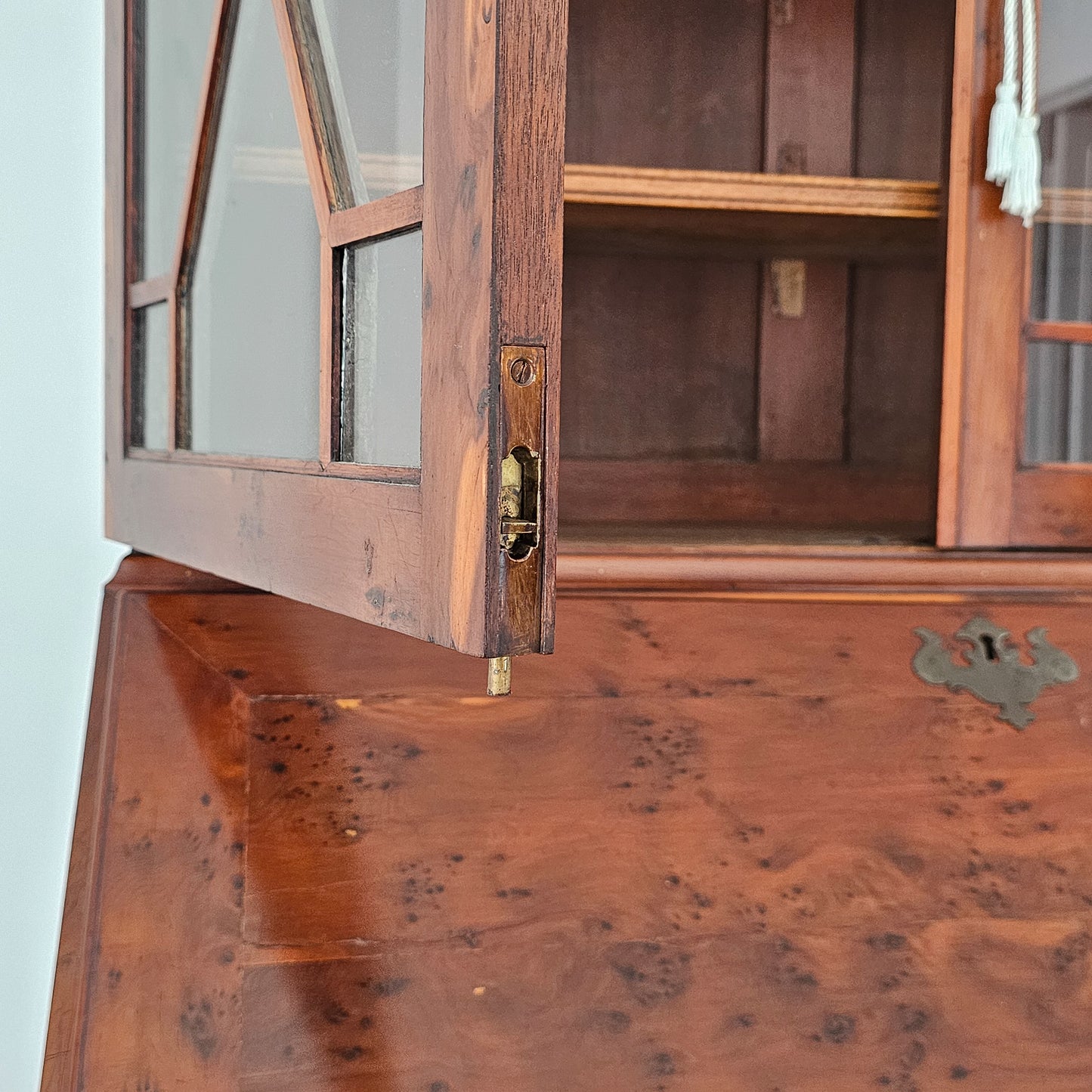 Antique English Secretary Bookcase | Georgian Revival | Circa 1900–1930