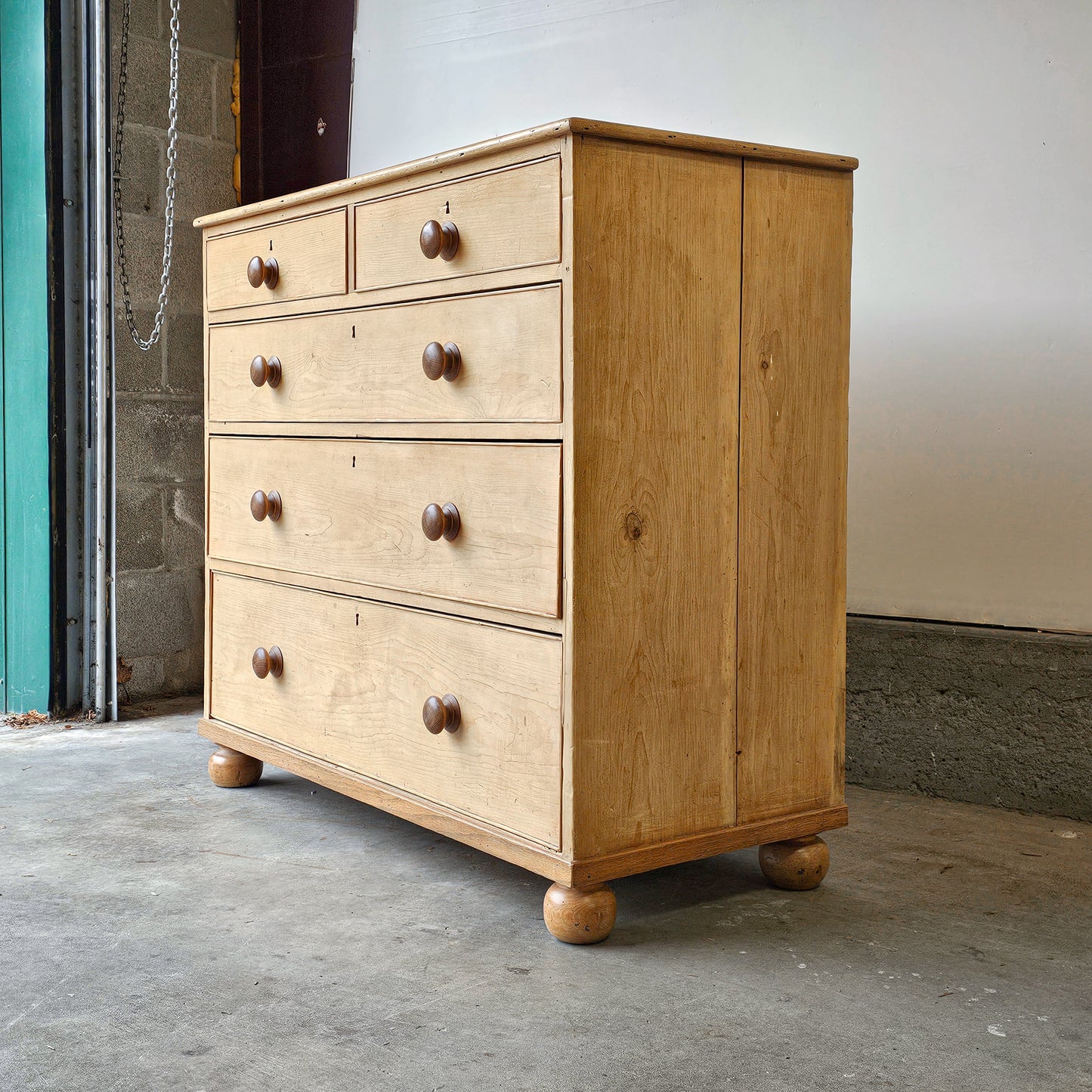 Antique English Pine Dresser - Circa 1870